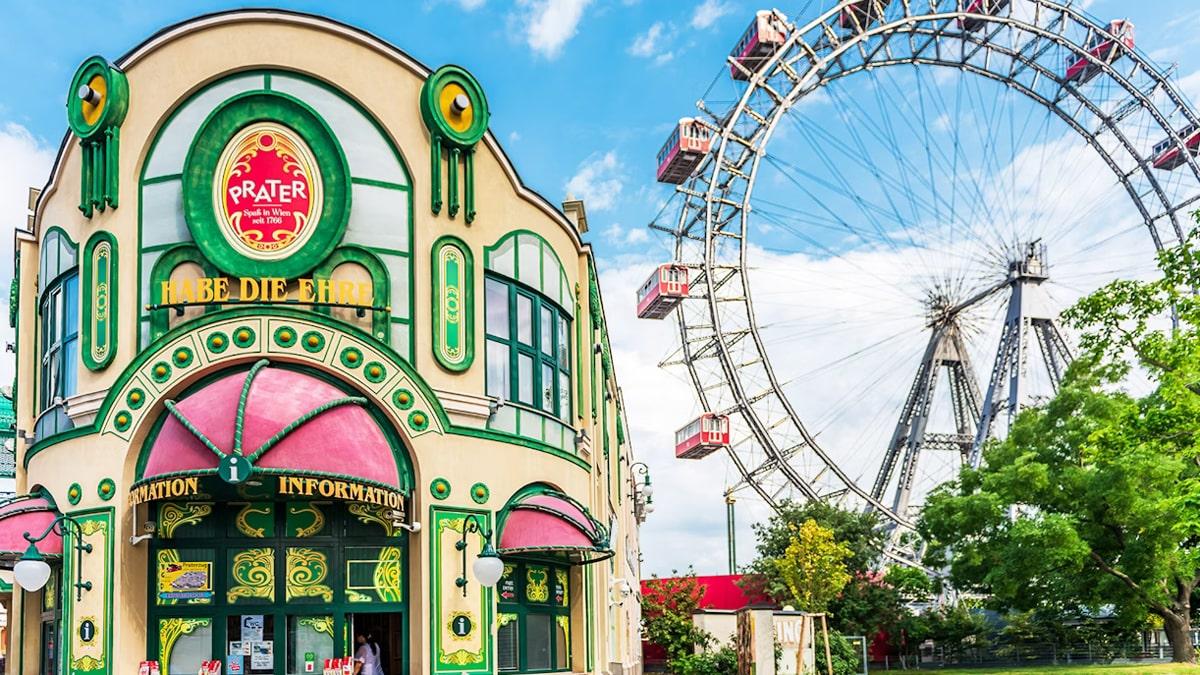 پارک پراتر (Prater Park and the Giant Ferris Wheel, Vienna)